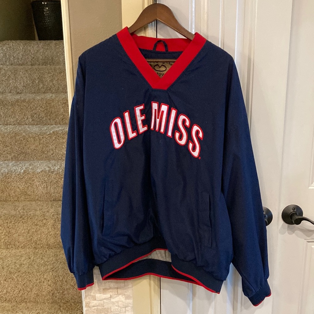 Mens XL Ole Miss wind shirt